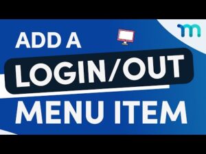 如何添加条件登录/注销菜单项