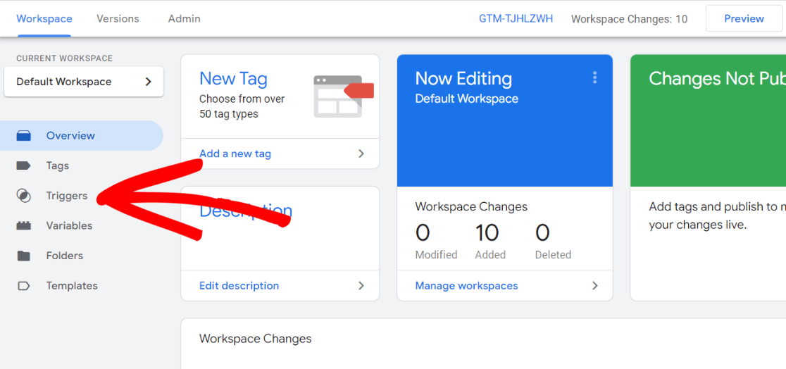 Google 跟踪代码管理器触发器