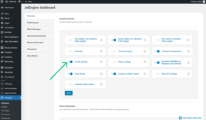 如何创建具有不同仪表盘结构的用户帐户页面