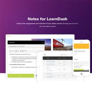在线学习系统笔记LearnDash Notes插件