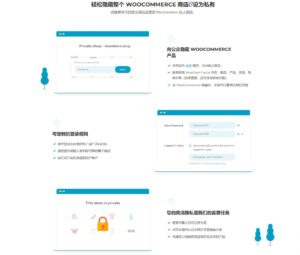 Woocommerce Private Store私人商店秘密商城插件，适合批发商店，会员制俱乐部