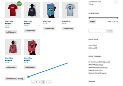 WooCommerce Store Catalog PDF Download