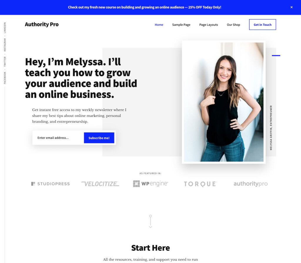 StudioPress Authority Pro Genesis WordPress 主题