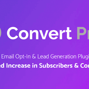 Convert Pro - #1 Email Opt-In & Lead Generation Plugin 第一号电子邮件选择加入和潜在客户生成插件