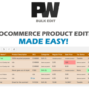PW WooCommerce Bulk Edit Pro 电商网站批量编辑专业版