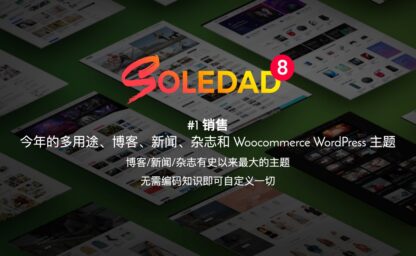 Soledad Theme AMP WordPress 多概念博客杂志主题