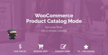 电商系统产品目录模式 Woocommerce Product Catalog Mode