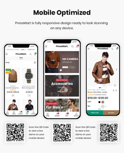 PressMart - 现代Elementor WooCommerce WordPress商城主题