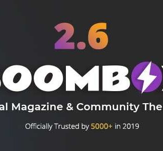 BoomBox主题 - 创建病毒式杂志WordPress网站