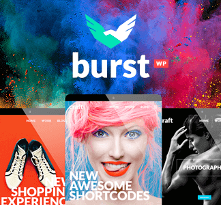 Burst – A Bold And Vibrant WordPress Theme