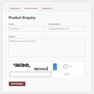 WooCommerce Product Enquiry Form 电商产品询价表