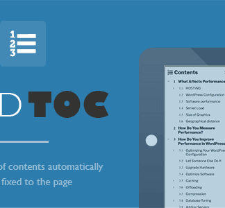 FIXED TOC WORDPRESS PLUGIN