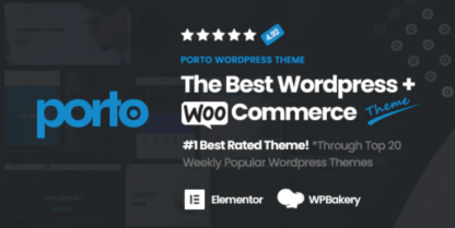 Porto Wordpress Woocommerce Theme 响应式WordPress电商网站主题