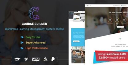 Course Builder | Wordpress Lms Theme For Online Courses, Schools & Education 在线课程生成器