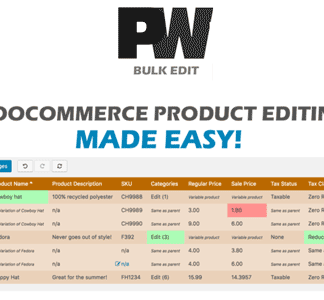 PW WooCommerce Bulk Edit Pro 电商网站批量编辑专业版