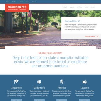 Education Pro WordPress Genesis主题