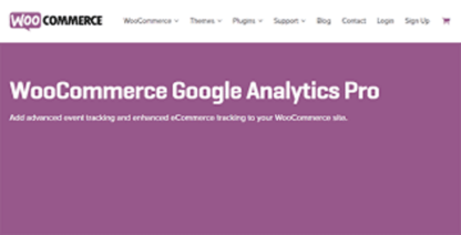 WOOCOMMERCE GOOGLE ANALYTICS PRO