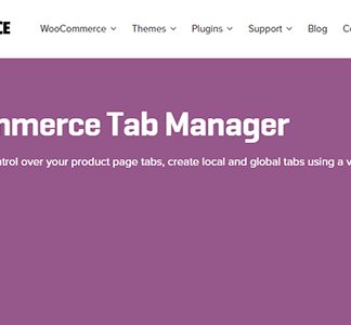 WooCommerce Tab Manager