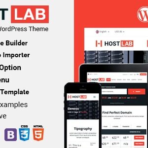 HostLab 1.0.0 – Hosting Service And WHMCS WordPress Theme – 虚拟主机服务与 主题_image
