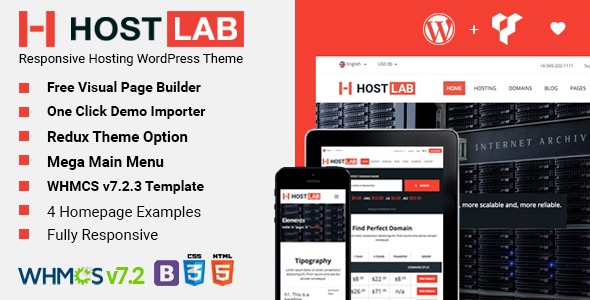 HostLab 1.0.0 – Hosting Service And WHMCS WordPress Theme – 虚拟主机服务与 主题 1 HostLab 1.0.0 – Hosting Service And WHMCS WordPress Theme – 虚拟主机服务与 主题_image