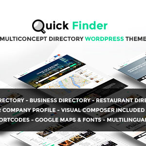 QuickFinder 1.0.7 – Multiconcept Directory WordPress Theme – 多概念目录主题_image